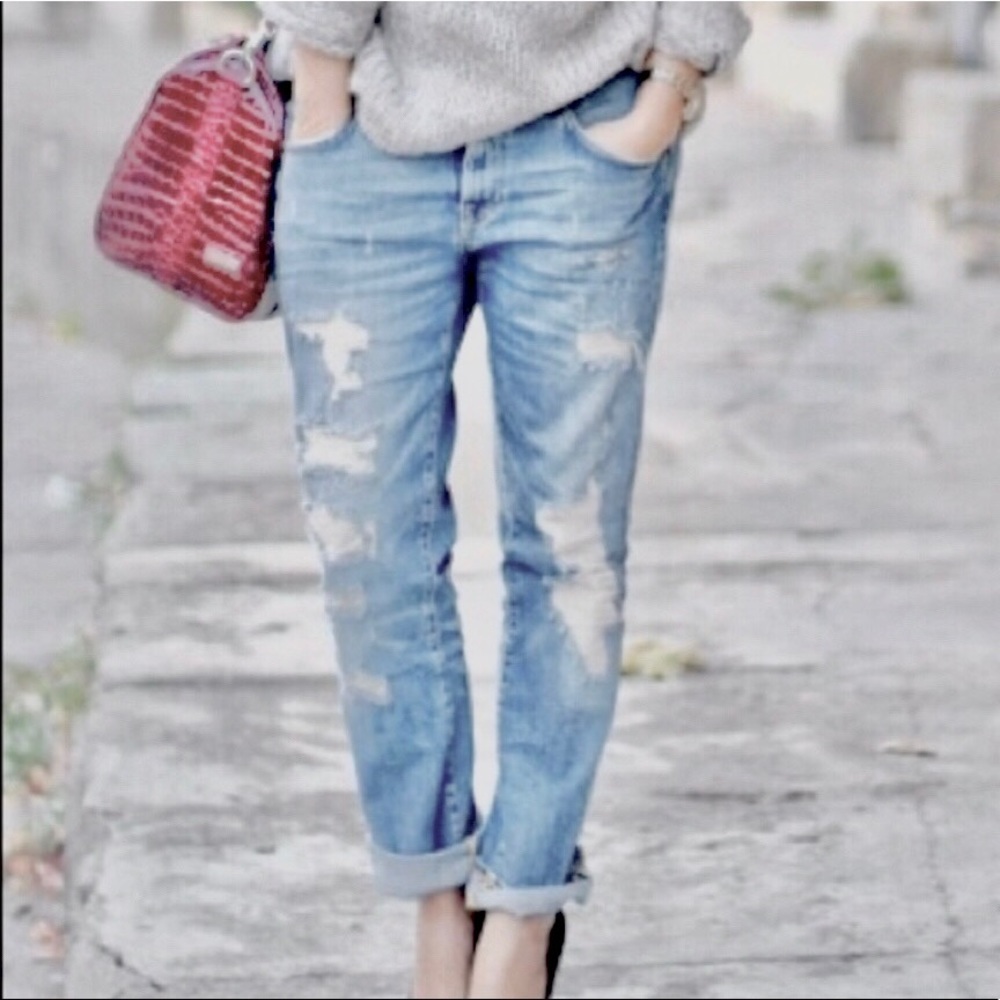 Lucky Sienna Slim Destructed sz 0 25x30